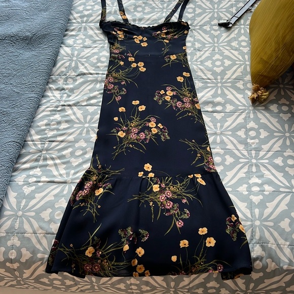 Reformation Nikita dress navy blue 0P - Picture 4 of 7